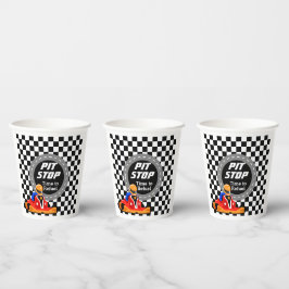 Go Kart Party Paper Cup Pappbecher