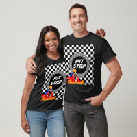 go kart party pit stop tshirts