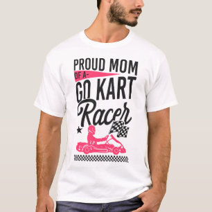Go Kart Proud Mama einer Go Kart Racer Mama Vintag T-Shirt