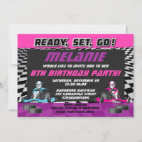 Go Kart Racing Car Geburtstagsparty
