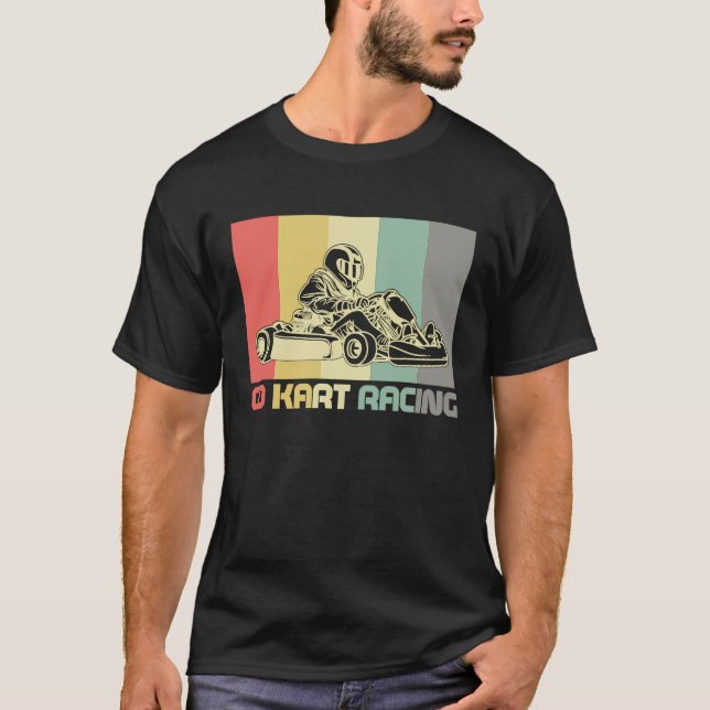 Go Kart Racing Equipment Karting Go Kartbahn Racer T-Shirt (Vorderseite)