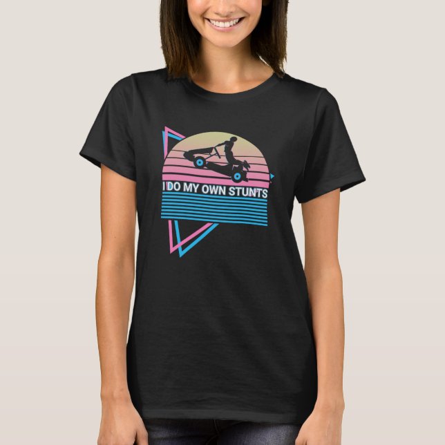 Go Kart Racing Go Kart Racer Retro Ich tue meinen  T-Shirt (Vorderseite)