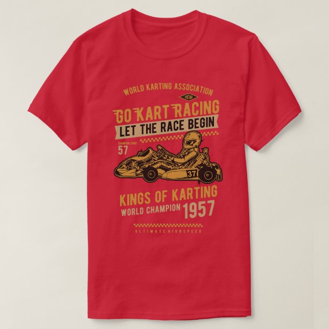 Go Kart Racing T-Shirt (Design vorne)