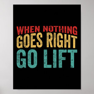Go Lift - Erstaunliche Bodybuilding Poster