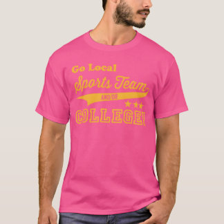 Go Local Sportseam Und Oder College Retro T-Shirt
