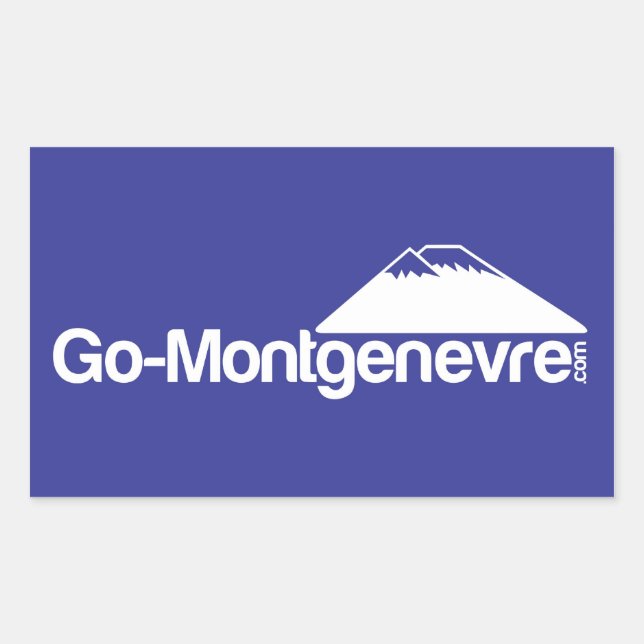 Go Montgenevre Sticker (Vorderseite)