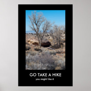 GO NEHMEN EIN HIKE-Demo-Poster Poster