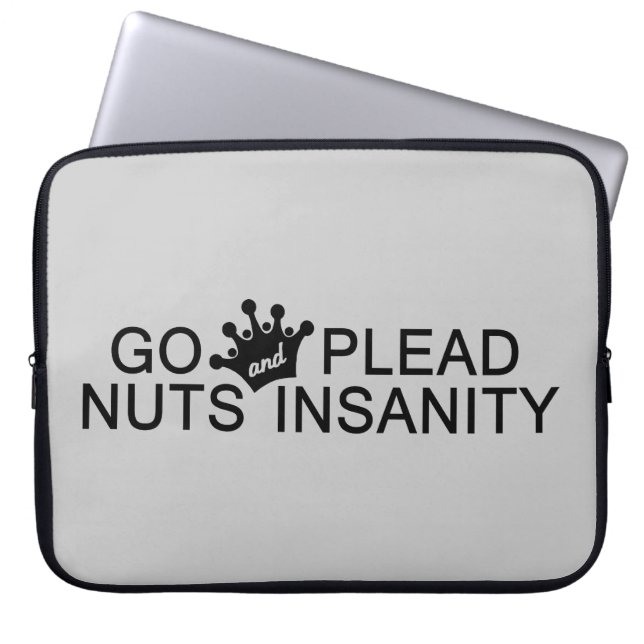 GO NUTS benutzerdefinierte Farbe Notebook-Hülle Laptopschutzhülle (Vorderseite)