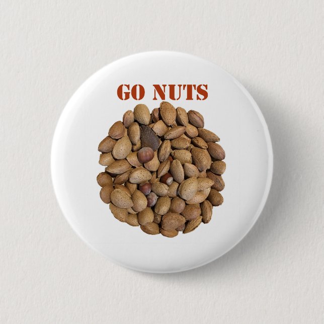 Go Nuts Button (Vorderseite)