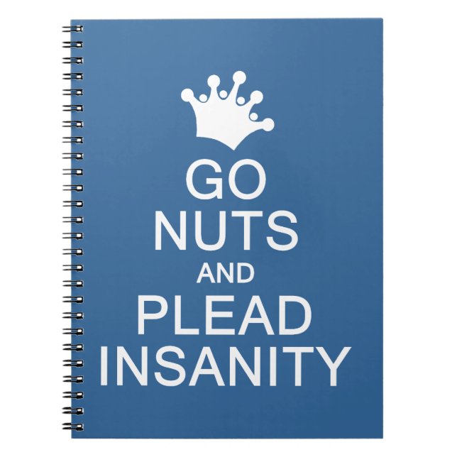 GO NUTS-Farbnotebook Notizblock (Vorderseite)