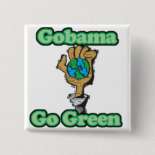 Go Obama Go Green Button