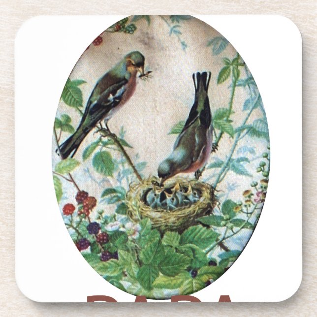 Go Papa Getränkeuntersetzer (Vorderseite)