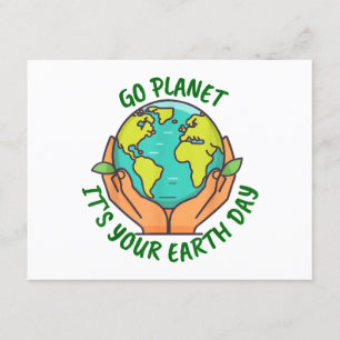 Go Planet Es ist dein Earth Day 2025 Begleitkarte