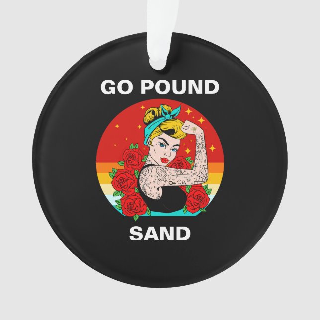 Go Pound Sand - Maman Flexing Bras Tatoué (devant)