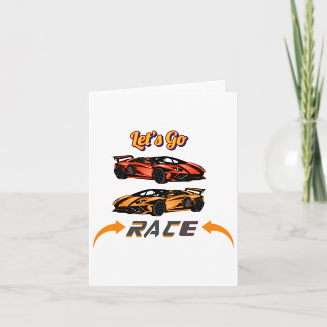 Go Race von lass - Design-Stick für Supercar Speed Karte (Vorderseite)