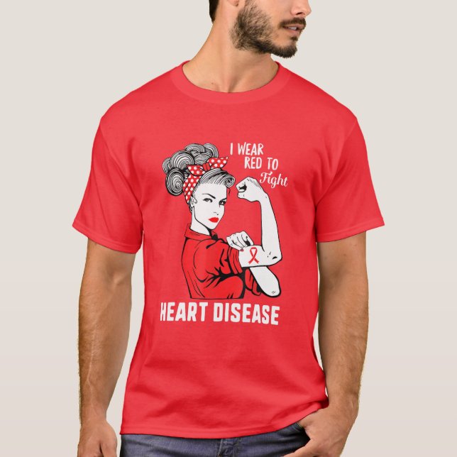 Go Red For Womens Heart Disease Awareness Month Le T-Shirt (Vorderseite)