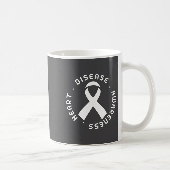 Go Red In February Heart Disease Awareness Health  Kaffeetasse (Rechts)