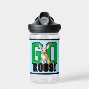 Go Roos! Personalisierte Kinder-Sportmannschaft Trinkflasche
