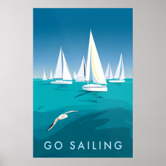 Go Sailing Travel Poster