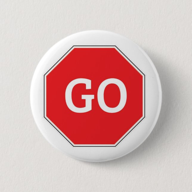 GO SIGN BUTTON (Vorderseite)