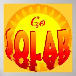 Go Solar Energy Poster