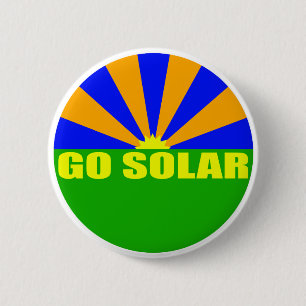 Go Solar (grüne Sonnenaufgangsschaltfläche) Button
