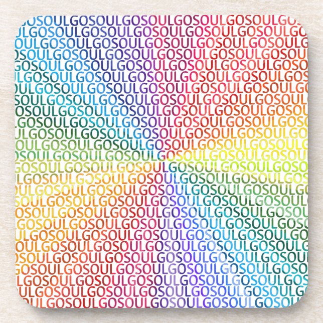 Go Soul Getränkeuntersetzer (Vorderseite)