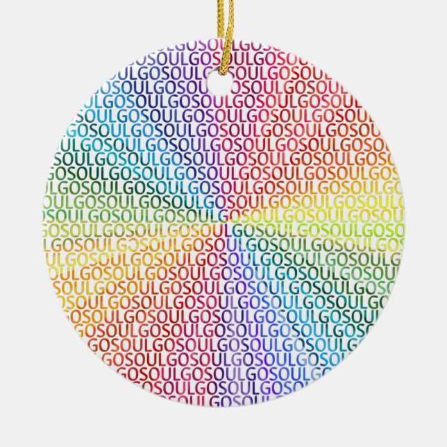 Go Soul! Keramik Ornament (Vorne)