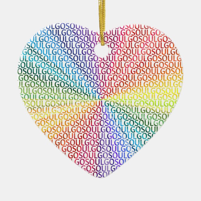 Go Soul! Keramik Ornament (Vorne)
