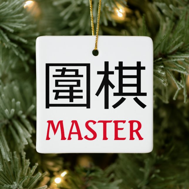 Go (Spiel) Master Keramikornament (Baum)