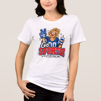 Go Sports Damen T-Shirt Tri-Blend Shirt