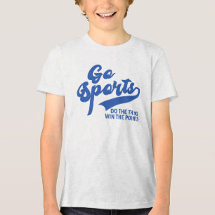 Go Sports Mach Das Ding und hol Dir die Punkte  Tri-Blend Shirt