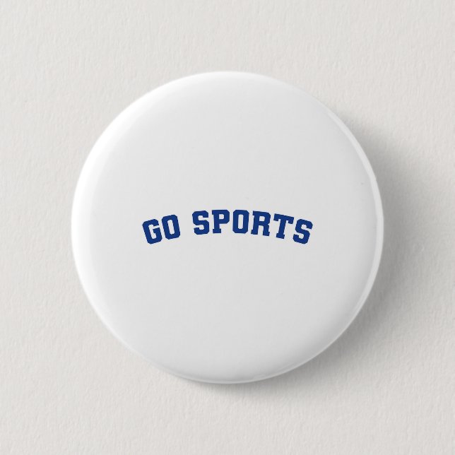 Go Sports Sarkastischer Fußll  Button (Vorderseite)
