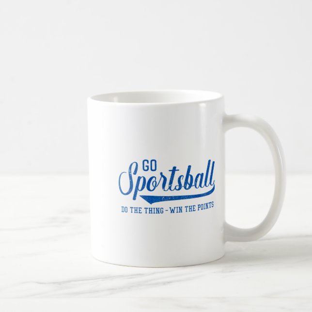 Go Srtsball! Do The Thing Win The Ints - Funny Srt Kaffeetasse (Rechts)