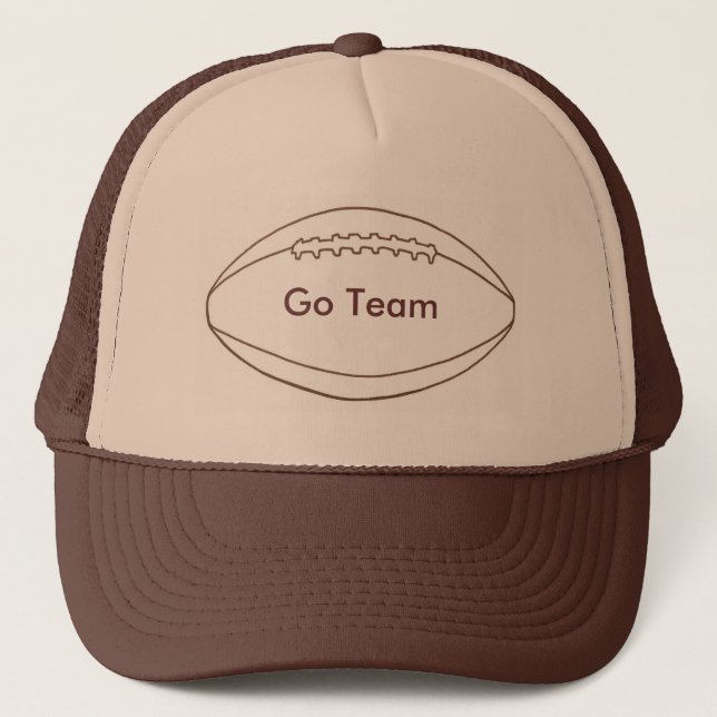 Go Team Kontur Football Hats Truckerkappe (Vorderseite)