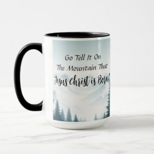 Go Tell It Mountain Weihnachten Kaffee Tasse Cup