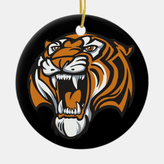 Go Tiger - Abschluss - SRF Keramik Ornament (Vorne)