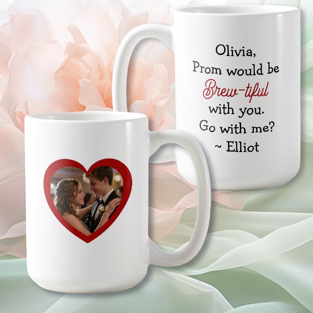 Go to Prom with me? Promposal Photo  Kaffeetasse (Von Creator hochgeladen)