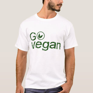 Go Vegan - T-shirt White basique