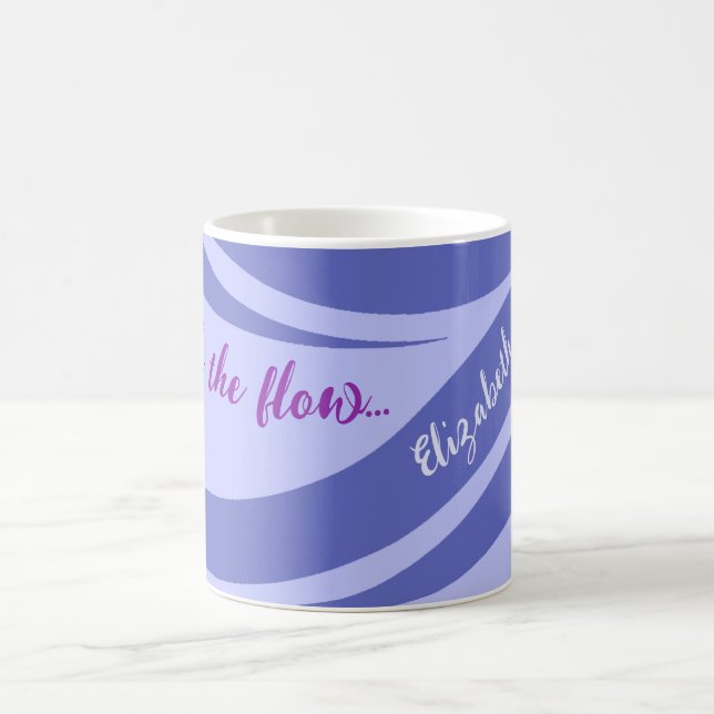 "Go with the Flow" Ocean Serenity Tasse (Mittel)