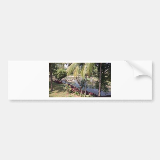 Goa India Garden Autoaufkleber (Vorne)
