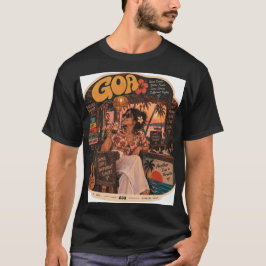 Goa — Mädchen an der Bar, nächtliche Küstenatmosph T-Shirt