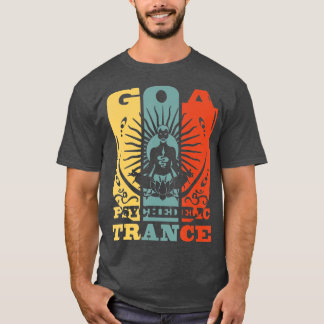 Goa Psychedelic Trance OM Psytrance vorhanden T-Shirt