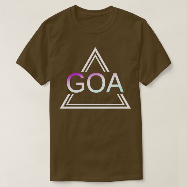 GOA Techno House Party EDM Festival Electro Rave 1 T-Shirt (Design vorne)