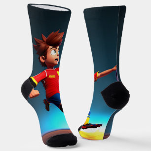 "Goal Bound: The Animated Boy's Perfect Kick" Socken