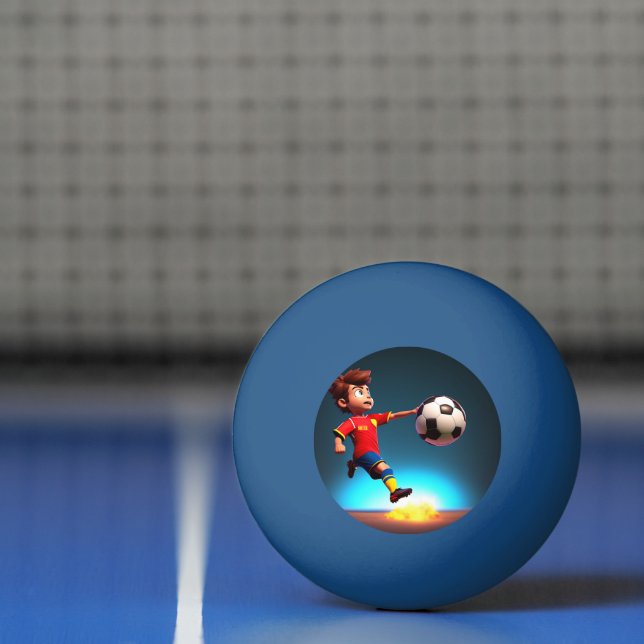 "Goal Bound: The Animated Boy's Perfect Kick" Tischtennisball (Netto)