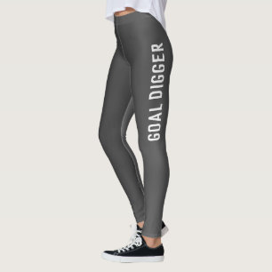 Goal Digger Black Gradient Leggings