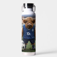 "Goal-Getter: Eine Hochlandkuh für Fußball verklei