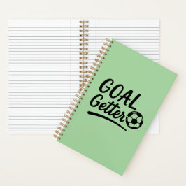 'Goal Getter' Frischgrünes Gras Journal Geschenk Notizbuch