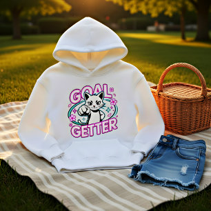 Goal Getter Katze - Süßes Motivationsgeschenk für  Hoodie